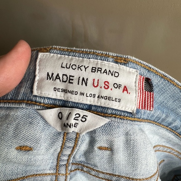 Lucky Brand Charlotte rail ankle jeans 0 25 distressed - Picture 11 of 12